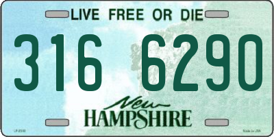 NH license plate 3166290
