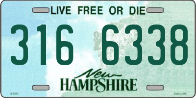 NH license plate 3166338