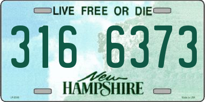 NH license plate 3166373