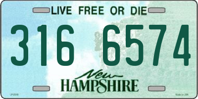NH license plate 3166574