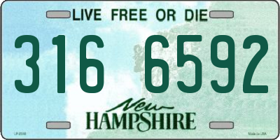 NH license plate 3166592
