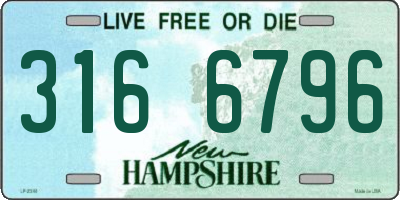 NH license plate 3166796