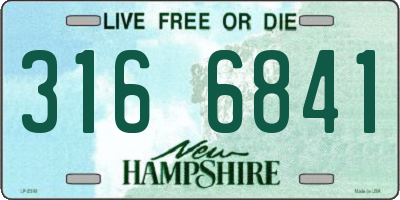 NH license plate 3166841