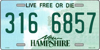 NH license plate 3166857