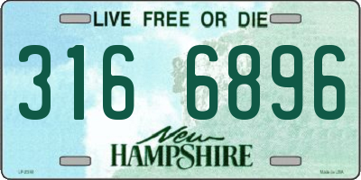 NH license plate 3166896