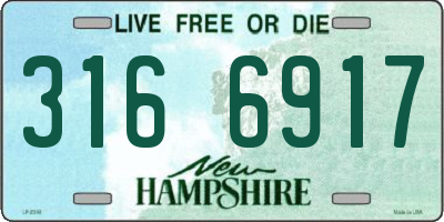 NH license plate 3166917