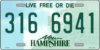 NH license plate 3166941