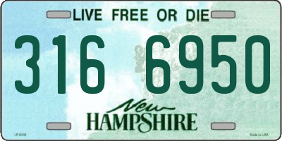 NH license plate 3166950