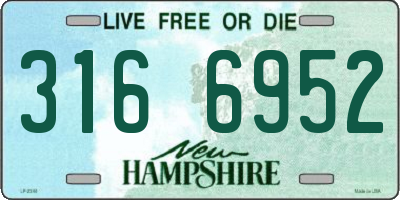 NH license plate 3166952