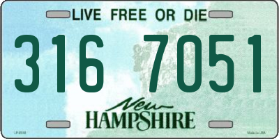 NH license plate 3167051