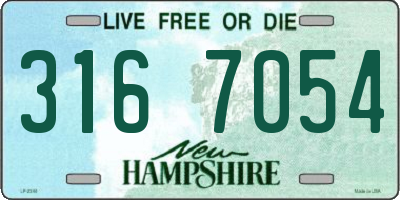 NH license plate 3167054