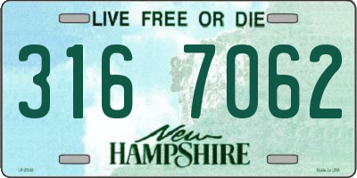 NH license plate 3167062