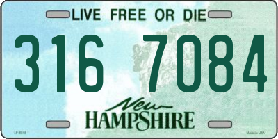 NH license plate 3167084