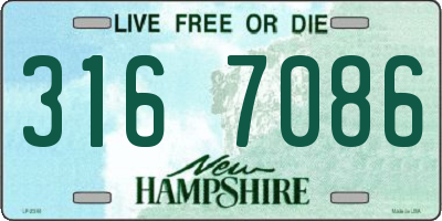 NH license plate 3167086