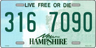 NH license plate 3167090