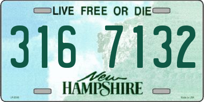 NH license plate 3167132