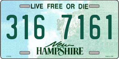 NH license plate 3167161