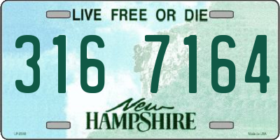 NH license plate 3167164