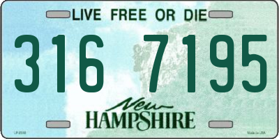 NH license plate 3167195