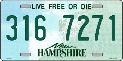 NH license plate 3167271