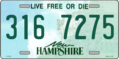 NH license plate 3167275