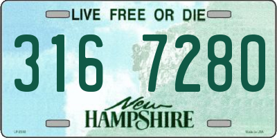 NH license plate 3167280