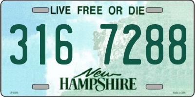 NH license plate 3167288