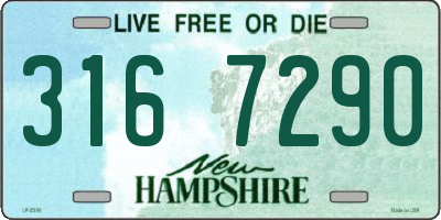 NH license plate 3167290