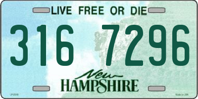 NH license plate 3167296