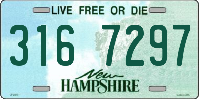 NH license plate 3167297