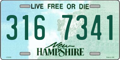 NH license plate 3167341