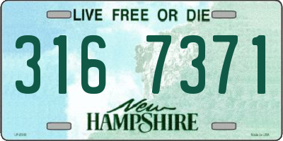 NH license plate 3167371