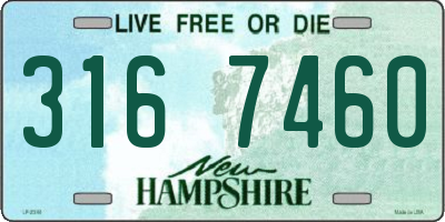 NH license plate 3167460