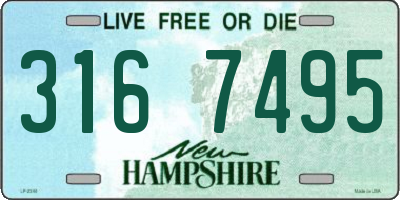 NH license plate 3167495
