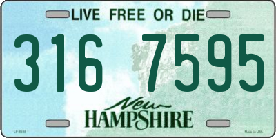 NH license plate 3167595