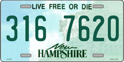 NH license plate 3167620