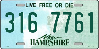 NH license plate 3167761