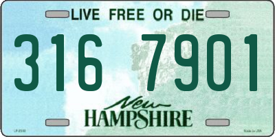 NH license plate 3167901