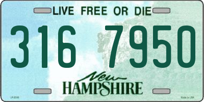 NH license plate 3167950