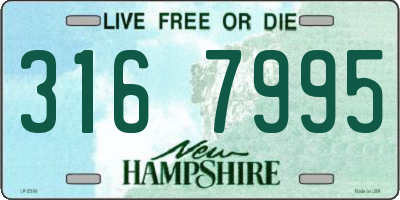 NH license plate 3167995