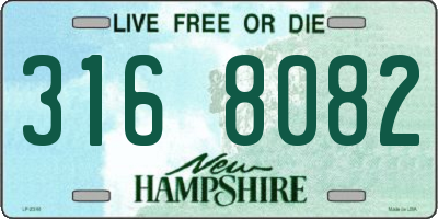 NH license plate 3168082