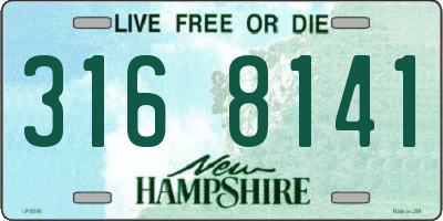NH license plate 3168141