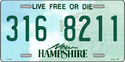 NH license plate 3168211