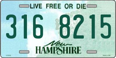 NH license plate 3168215