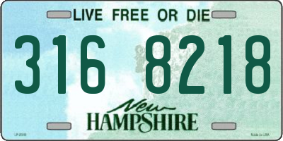 NH license plate 3168218