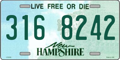 NH license plate 3168242