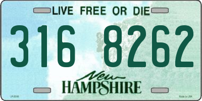 NH license plate 3168262