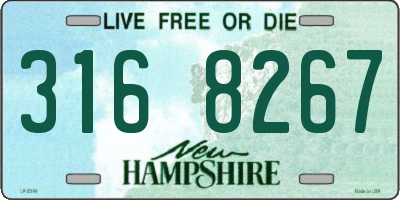 NH license plate 3168267