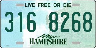 NH license plate 3168268