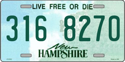 NH license plate 3168270